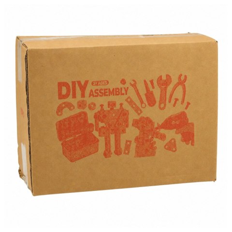 LEAN Toys Zestaw Konstrukcyjny Do Skręcania Z Wkrętarką Klocki w Walizce 190 el.