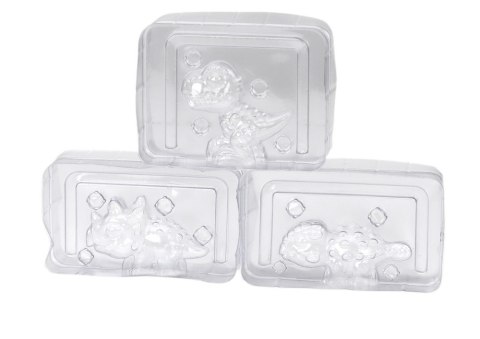 LEAN Toys Zestaw Kreatywny Artystyczny Dinozaury 3D Gips Farbki