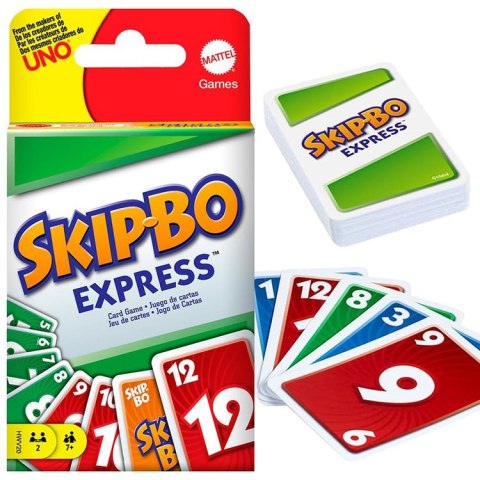 Mattel Mattel Gra karciana Skip-Bo Express - szybka, strategiczna GR0915