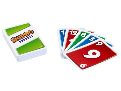 Mattel Mattel Gra karciana Skip-Bo Express - szybka, strategiczna GR0915