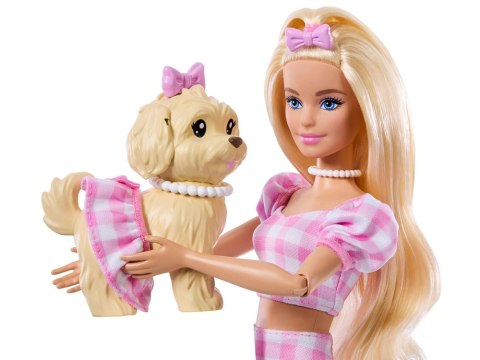 Mattel Mattel Lalka Barbie Twining Looks - na spacerze z pieskiem ZA6701