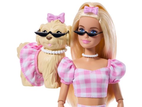 Mattel Mattel Lalka Barbie Twining Looks - na spacerze z pieskiem ZA6701