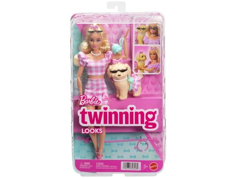 Mattel Mattel Lalka Barbie Twining Looks - na spacerze z pieskiem ZA6701