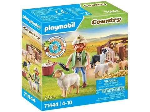 Mattel Playmobil Klocki 22-ele Country Gospodarstwo pasterz + zwierzątka ZA6715