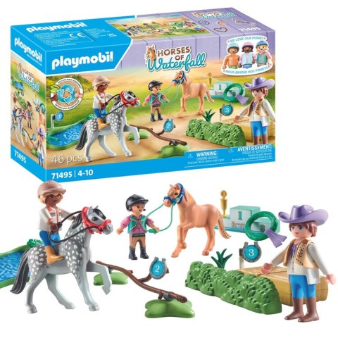 Mattel Playmobil Klocki 46-ele. Horses Of Waterfall Zawody jeździeckie ZA6716