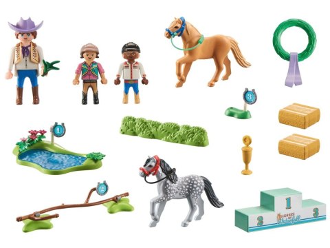 Mattel Playmobil Klocki 46-ele. Horses Of Waterfall Zawody jeździeckie ZA6716
