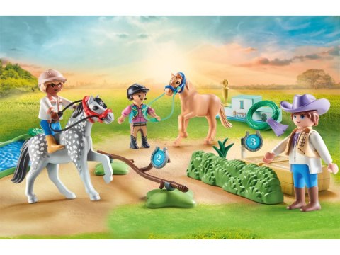 Mattel Playmobil Klocki 46-ele. Horses Of Waterfall Zawody jeździeckie ZA6716