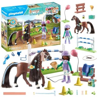 Mattel Playmobil Klocki 67-ele. Horses Of Waterfall Zoe i koń Blaze ZA6713