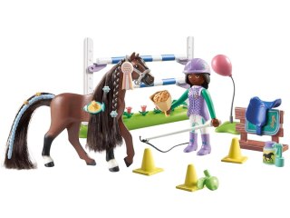 Mattel Playmobil Klocki 67-ele. Horses Of Waterfall Zoe i koń Blaze ZA6713