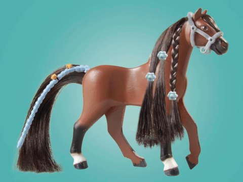 Mattel Playmobil Klocki 67-ele. Horses Of Waterfall Zoe i koń Blaze ZA6713