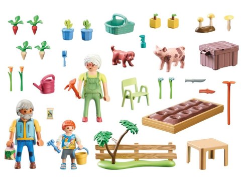 Mattel Playmobil Klocki 69-ele Country Ogródek warzywny u dziadków FARMA ZA6714