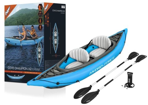 Bestway Kajak Dmuchany Dwuosobowy 331 x 88 cm Bestway 65131