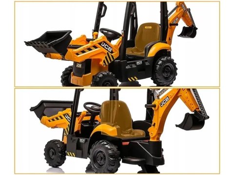 JOKOMISIADA Traktor Koparka Ładowarka na akumulator Duży pojazd budowlany 4w1 PA0312