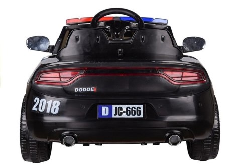 LEAN CARS Auto na Akumulator Samochód Policyjny Czarny