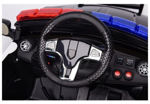 LEAN CARS Auto na Akumulator Samochód Policyjny Czarny