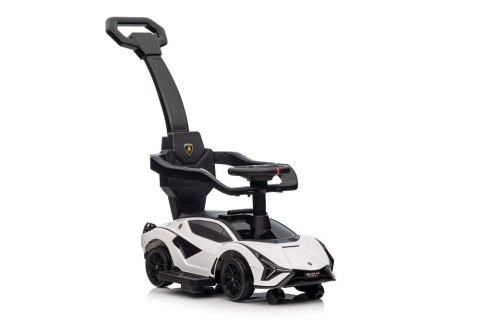 LEAN CARS Jeździk z Pchaczem Lamborghini QLS-996T Biały