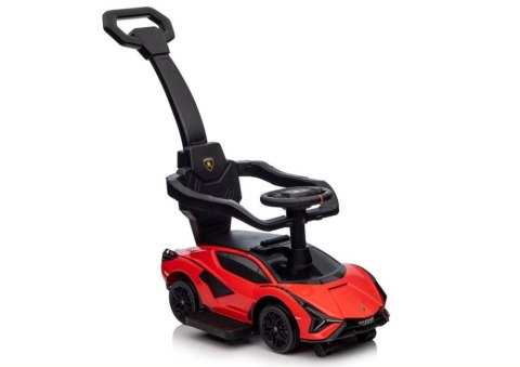 LEAN CARS Lamborghini QLS-996T Ride-on With Pusher Red