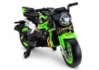 LEAN CARS Motor Na Akumulator XW-07 Podświetlane Koła LED Zielony