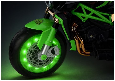 LEAN CARS Motor Na Akumulator XW-07 Podświetlane Koła LED Zielony