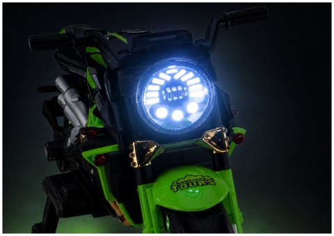 LEAN CARS Motor Na Akumulator XW-07 Podświetlane Koła LED Zielony