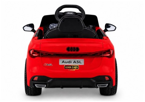 LEAN CARS Pojazd Na Akumulator Audi A5L HL788 Czerwony