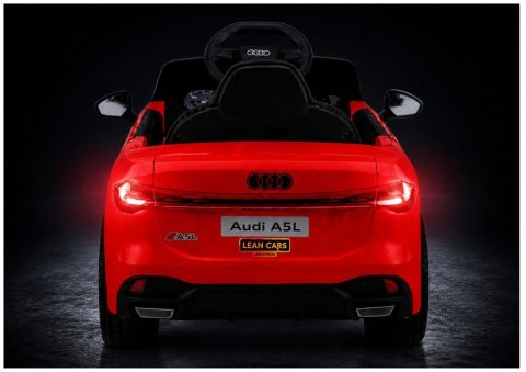 LEAN CARS Pojazd Na Akumulator Audi A5L HL788 Czerwony