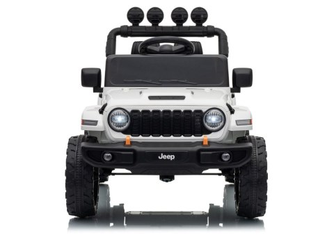 LEAN CARS Pojazd Na Akumulator Jeep Rubicon DK-JWR558 24V Biały
