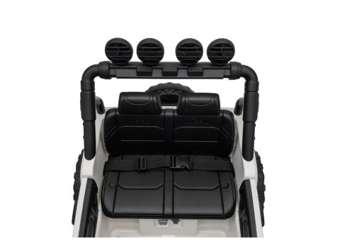 LEAN CARS Pojazd Na Akumulator Jeep Rubicon DK-JWR558 24V Biały