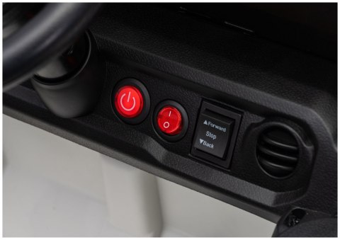 LEAN CARS Pojazd Na Akumulator Jeep Rubicon DK-JWR558 24V Biały