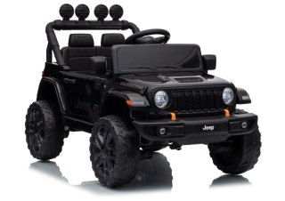 LEAN CARS Pojazd Na Akumulator Jeep Rubicon DK-JWR558 24V Czarny