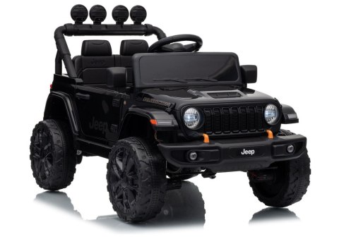 LEAN CARS Pojazd Na Akumulator Jeep Rubicon DK-JWR558 24V Czarny
