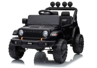 LEAN CARS Pojazd Na Akumulator Jeep Rubicon DK-JWR558 24V Czarny