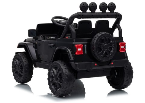 LEAN CARS Pojazd Na Akumulator Jeep Rubicon DK-JWR558 24V Czarny