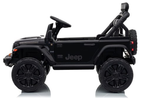 LEAN CARS Pojazd Na Akumulator Jeep Rubicon DK-JWR558 24V Czarny