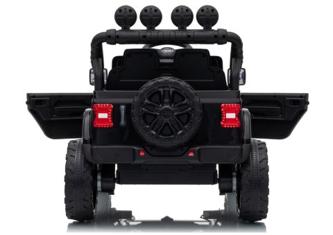 LEAN CARS Pojazd Na Akumulator Jeep Rubicon DK-JWR558 24V Czarny