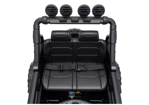 LEAN CARS Pojazd Na Akumulator Jeep Rubicon DK-JWR558 24V Czarny
