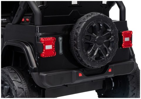 LEAN CARS Pojazd Na Akumulator Jeep Rubicon DK-JWR558 24V Czarny
