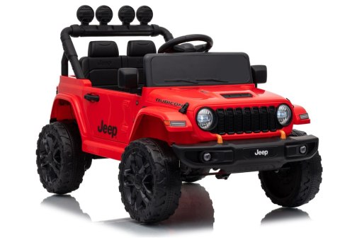 LEAN CARS Pojazd Na Akumulator Jeep Rubicon DK-JWR558 24V Czerwony