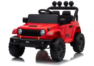 LEAN CARS Pojazd Na Akumulator Jeep Rubicon DK-JWR558 24V Czerwony