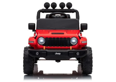 LEAN CARS Pojazd Na Akumulator Jeep Rubicon DK-JWR558 24V Czerwony