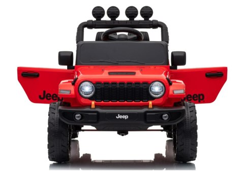 LEAN CARS Pojazd Na Akumulator Jeep Rubicon DK-JWR558 24V Czerwony