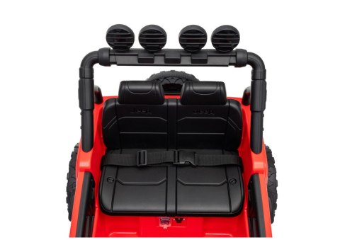 LEAN CARS Pojazd Na Akumulator Jeep Rubicon DK-JWR558 24V Czerwony