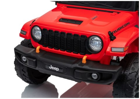 LEAN CARS Pojazd Na Akumulator Jeep Rubicon DK-JWR558 24V Czerwony