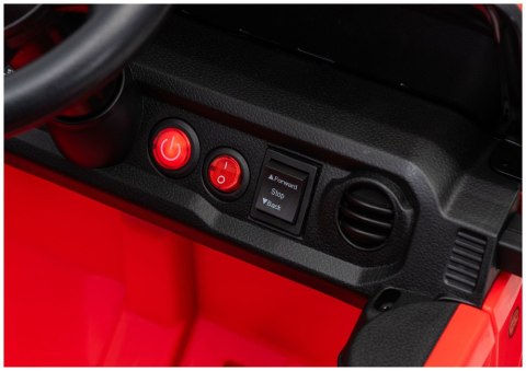 LEAN CARS Pojazd Na Akumulator Jeep Rubicon DK-JWR558 24V Czerwony