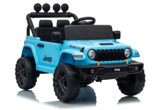 LEAN CARS Pojazd Na Akumulator Jeep Rubicon DK-JWR558 24V Jasno-Niebieski