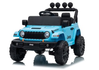 LEAN CARS Pojazd Na Akumulator Jeep Rubicon DK-JWR558 24V Jasno-Niebieski