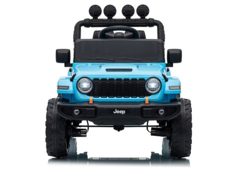 LEAN CARS Pojazd Na Akumulator Jeep Rubicon DK-JWR558 24V Jasno-Niebieski