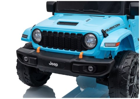 LEAN CARS Pojazd Na Akumulator Jeep Rubicon DK-JWR558 24V Jasno-Niebieski