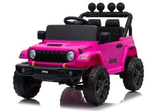 LEAN CARS Pojazd Na Akumulator Jeep Rubicon DK-JWR558 24V Różowy