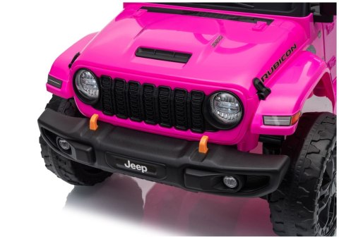 LEAN CARS Pojazd Na Akumulator Jeep Rubicon DK-JWR558 24V Różowy